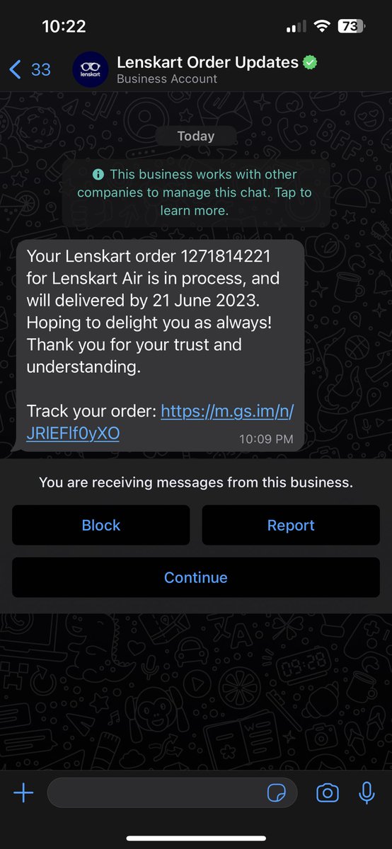 So, I just got this message for a #latedelivery from @Lenskart_com on the night of 22nd June that it will be #delivered on 21st June. 
So this is what @peyushbansal talks about when he says new #technology in @sharktankindia 😂😂
#CustomerService #helpme #CustomerServiceFail