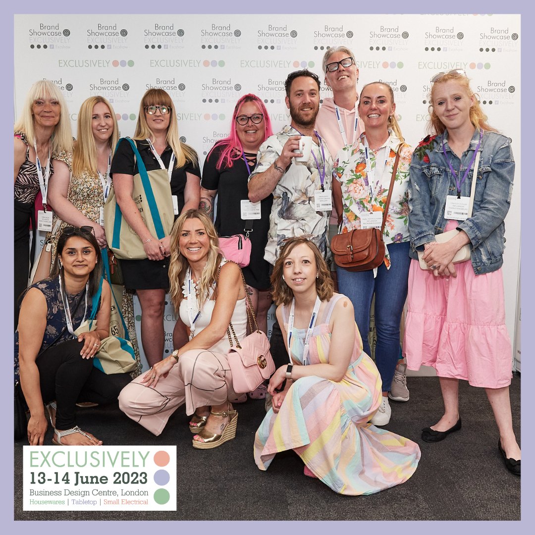 ExclusivelyShow's tweet photo. A few highlights from the #Exclusively2023 Brand Showcase!

#exclusivelyshow #excshow #housewaresexhibition
@lynsey_queenofclean, @jeremypang_official, @beldrayathome, @denbypottery, @ekohomeuk https://t.co/2r8D8AKeRi