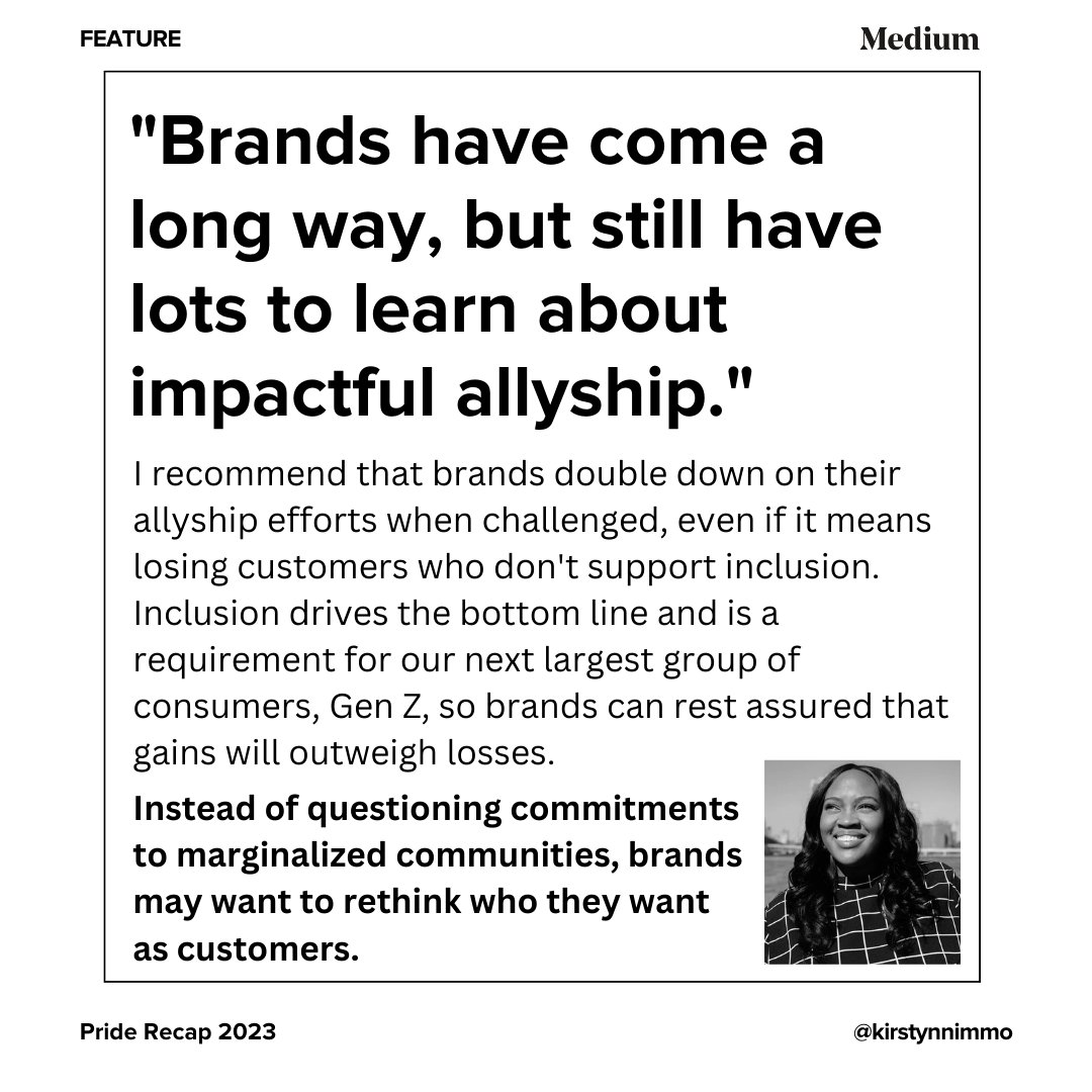 For brands who are still waiting to invest in #inclusion. More here: medium.com/@codeandtheory… #Pride2023