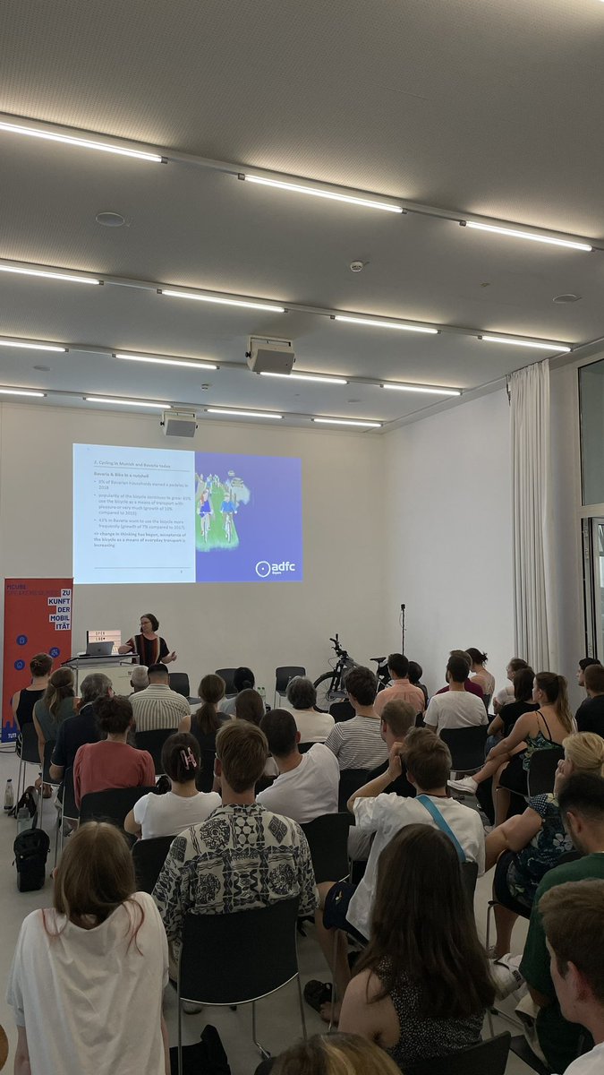 Oliver May-Beckmann (@obeckmann) on Twitter photo Full house 🚴♀️
@wortesuchen <a href="/ADFCBayern/">ADFC Bayern</a> about the future of cycling in Bavaria at <a href="/MCubeMUC/">MCube Cluster for the Future of Mobility</a> <a href="/TUMopenLAB/">openLAB Urban Mobility</a> <a href="/TU_Muenchen/">TU München</a> Speaker Series „future of mobility“ Full house 🚴♀️
@wortesuchen <a href="/ADFCBayern/">ADFC Bayern</a> about the future of cycling in Bavaria at <a href="/MCubeMUC/">MCube Cluster for the Future of Mobility</a> <a href="/TUMopenLAB/">openLAB Urban Mobility</a> <a href="/TU_Muenchen/">TU München</a> Speaker Series „future of mobility“