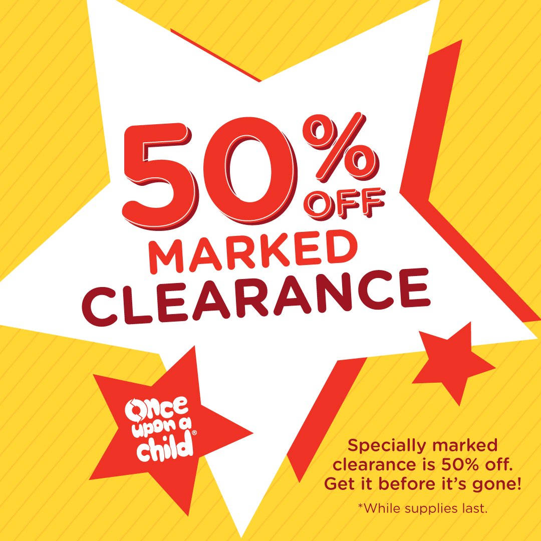 ouaccoquitlam's tweet image. RIGHT NOW, BUT ENDING TODAY!! 
Shop 50% OFF all marked Spring/summer marked red slashed clearance items! Save even more on our already low prices. Hurry in! 
#onceuponachildcoquitlam #reuse #trift #thrifting #childrensresale #clearance #sale #recycle #inflationbuster #savemoney
