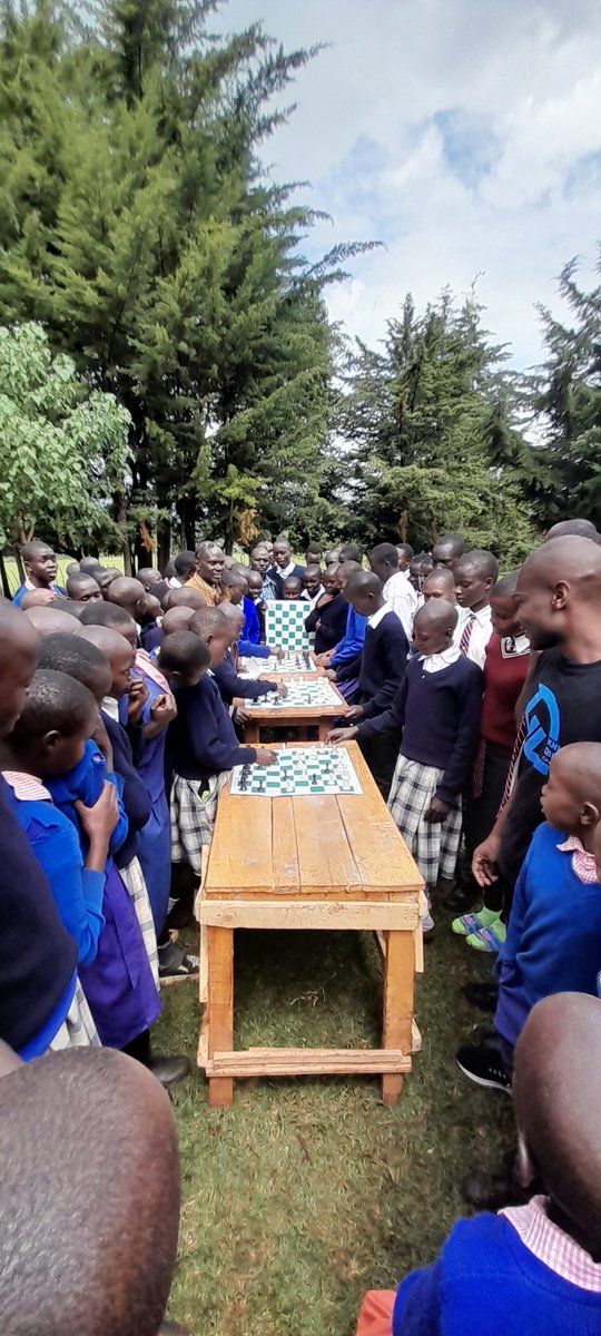 ChessHugh's tweet image. *The Gift of Chess* chess board donations continue to impact students from all over the country in Kenya, especially in remote areas!... earlier today,we managed to visit St Canisius Mateget secondary school in the interior areas of Nandi County