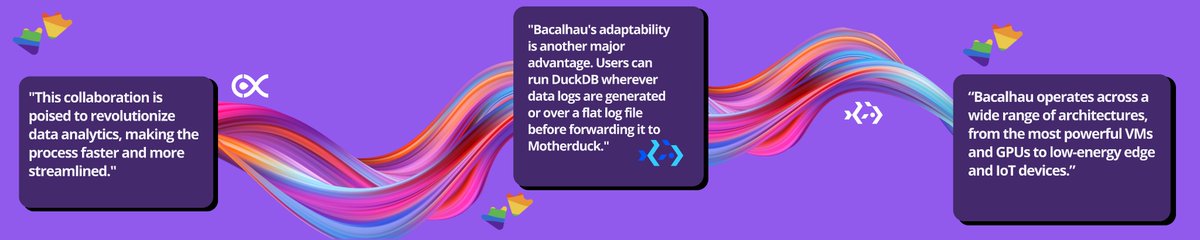 ExpansoIO's tweet photo. 🔥 Hot off the press! @BacalhauProject & @motherduck are teaming up to revolutionize #DataAnalytics. From localized computation to robust analytics, we've got you covered.🐟
Details?➡️https://t.co/pTzHlvPt2r
#Expanso #MotherDuck #BacalhauCommunity #BigData #AI #DataAnalytics https://t.co/9AAm7Q6IlS