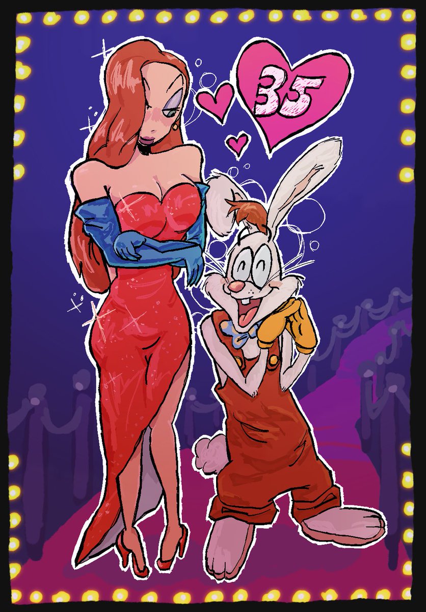 one of my fav movies evr…. freaking love these two ☝️ #WhoFramedRogerRabbit