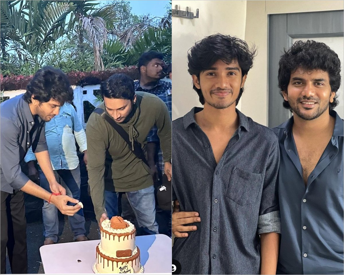 #Kavin celebrated his birthday on the sets of #Kavin04🎉
He is playing a romantic lover boy in the movie 🥰