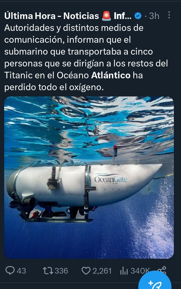 ¿Cómo actúan los medios de comunicación? ⁉️ 😳😡
Hoy, muestran hasta el cansancio el submarino con millonarios que han fallecido, pero, no les importa mostrarnos los hechos más significativos sobre la REALIDAD MIGRATORIA en el 🌍 👇🏻🧐
#SomosDeporte #Atlantico #Titanic