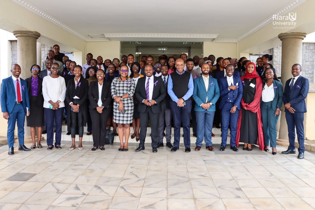 Riara University (@riarauniversity) on Twitter photo Riara University was thrilled to be part of the #PurpleRibbonWeek to honour advocates who lost their lives in the line of duty. This week coincides with the anniversary of Mr. Willy Kimani's death.
The Riara Law School in partnership with the <a href="/LawSocietyofKe/">Law Society of Kenya</a> - Nairobi, Riara University was thrilled to be part of the #PurpleRibbonWeek to honour advocates who lost their lives in the line of duty. This week coincides with the anniversary of Mr. Willy Kimani's death.
The Riara Law School in partnership with the <a href="/LawSocietyofKe/">Law Society of Kenya</a> - Nairobi,