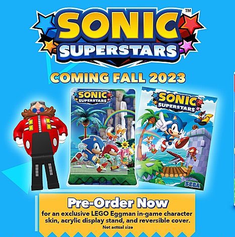 LEGO Sonic and Robotnik are coming to Sonic Superstars