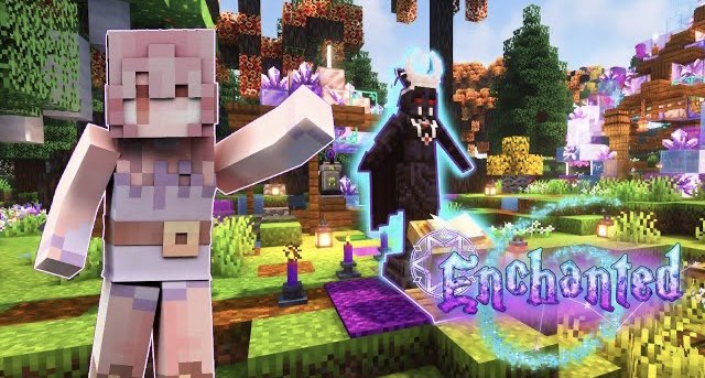 🔮☁️ let the witching games begin! Episode 1 of  <a href="/enchantedmcsmp/">✩✧* Enchanted SMP *✧✩</a> is now live on my YouTube channel!! Link in replies 🥰