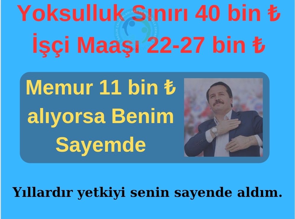 İşçiye verdiniz!
Asgari ücretliye verdiniz!
Memuru basiretsiz bir sendika temsil ediyor diye açlığa mahkum edemezsiniz!
<a href="/SaHaDernegi/">Sağlık Çalışanları Hak Ve Mücadele Derneği</a>
#CBMemura35Bin