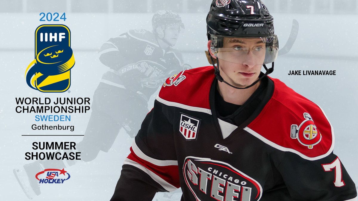 Incoming freshman Jake Livanavage has been named to the World Junior Summer Showcase roster by <a href="/usahockey/">USA Hockey</a>! 

RELEASE: fightinghawks.com/news/2023/6/22…

#UNDproud | #LGH