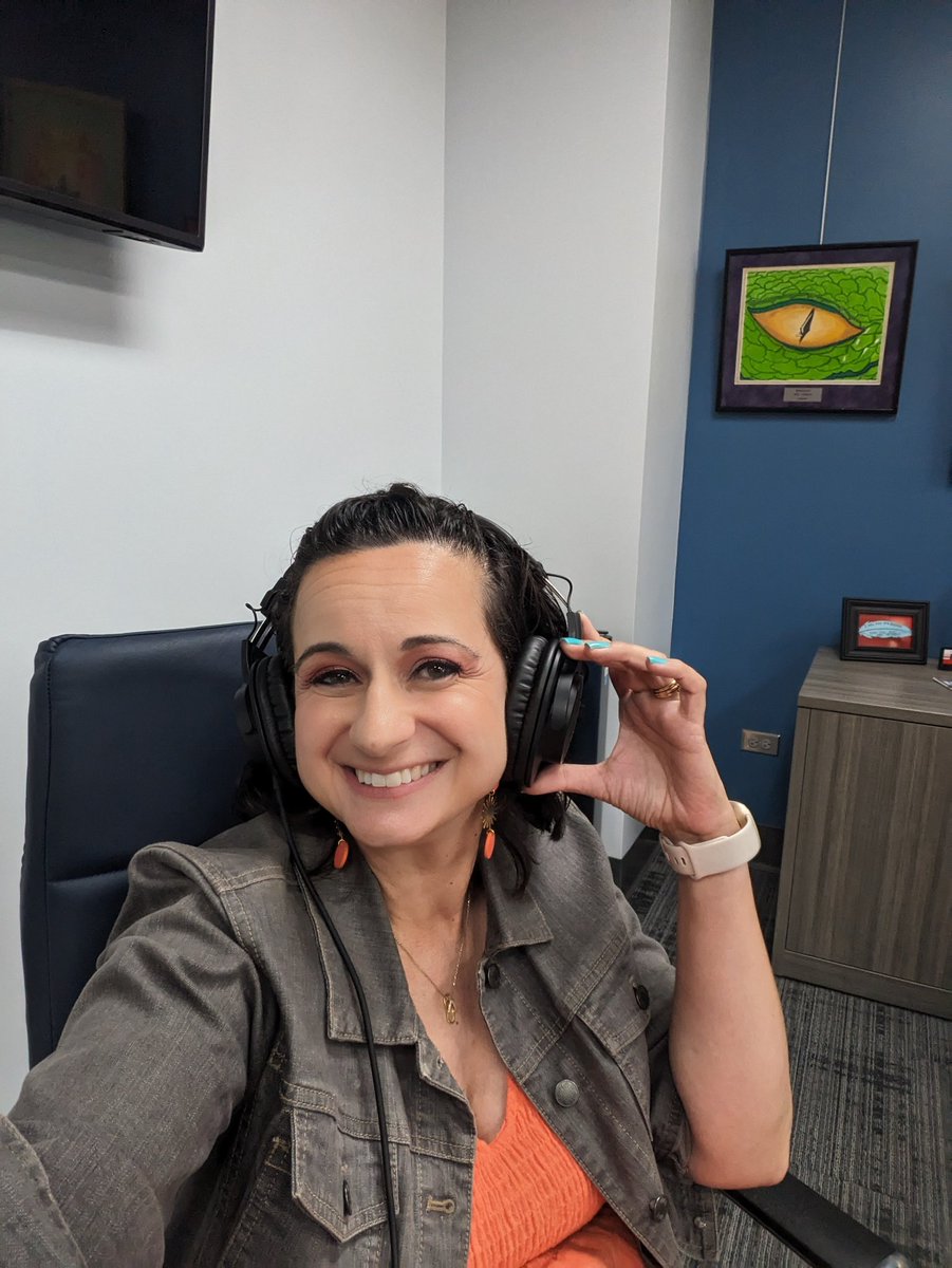 My first podcast selfie! We are working on some exciting things in anticipation of our website launch on July 1. Stay tuned...
