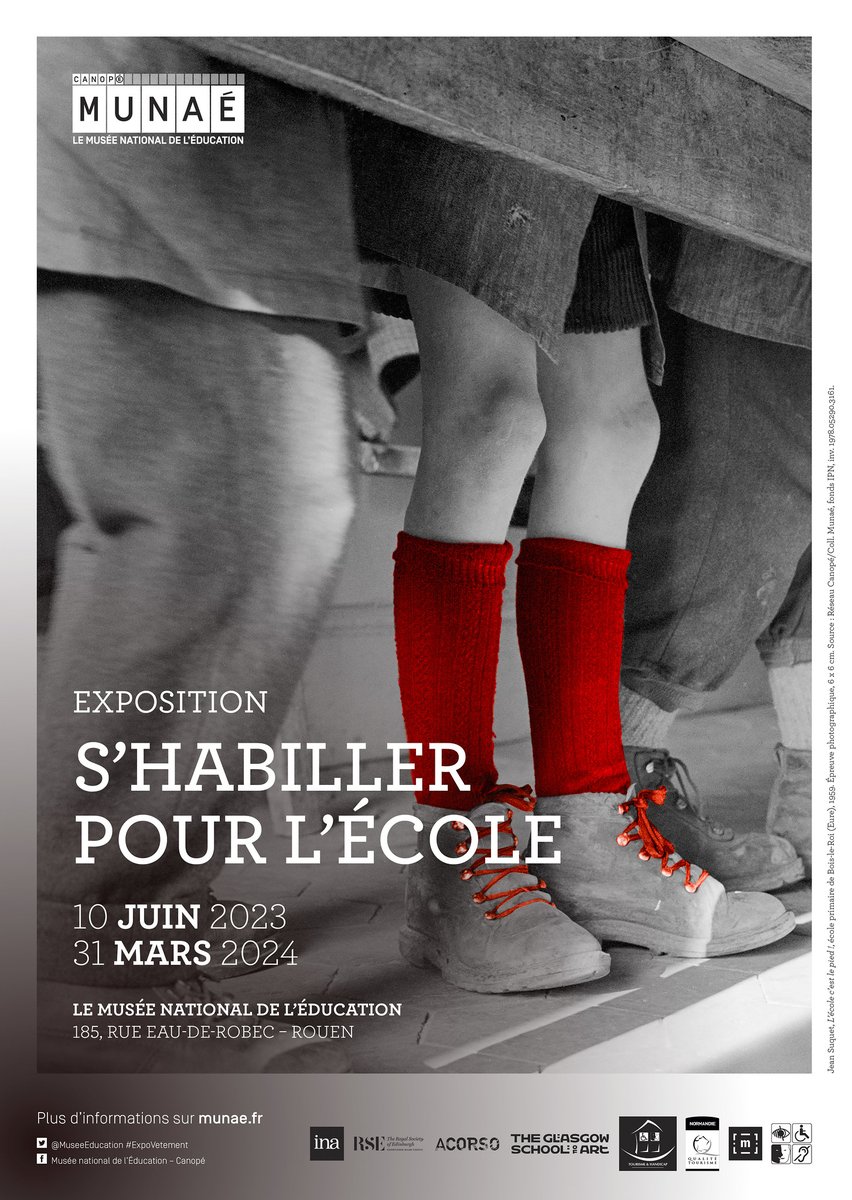 MuseeEducation's tweet photo. [Vernissage] ce soir ! Le @MuseeEducation inaugure son exposition "S'habiller pour l'école". Discours de Marie-Caroline Missir,  Marie Brard, @Nicolas_Coutant, @AudeLeGuennec Eleonore Belin et Annie Boulon-Fahmy https://t.co/1Uv5jTnvO3