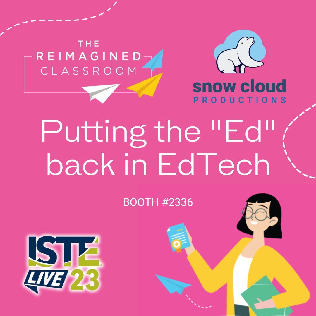 We’re hitting the road for Philadelphia & #ISTELive! Who's joining us? Stop by the Snow Cloud Productions booth 2336 to learn all about our customized curriculum services, developed by an ALL TEACHER TEAM! @ISTEofficial #edtech #education #K12 #teachers #TeachersOfTwitter