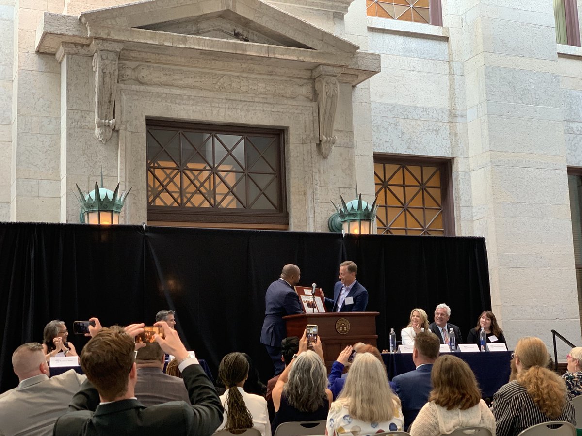 Yesterday I was honored to celebrate <a href="/WGUOhio/">WGU Ohio</a>’s 5th anniversary and recognize those individuals who made this possible. Thanks to their commitment to expanding pathways to opportunity in this great state, <a href="/WGUOhio/">WGU Ohio</a> has more than 5,000 current students and nearly 10,000 alumni,