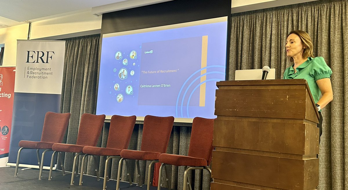 Superb data from Caitriona in LinkedIn - In keeping with our theme ‘Making your career a contact sport’, it’s all about connection, learning from each other and most importantly, the human centric approach.
#talentconmunster #erf2023 #conference #LinkedIn