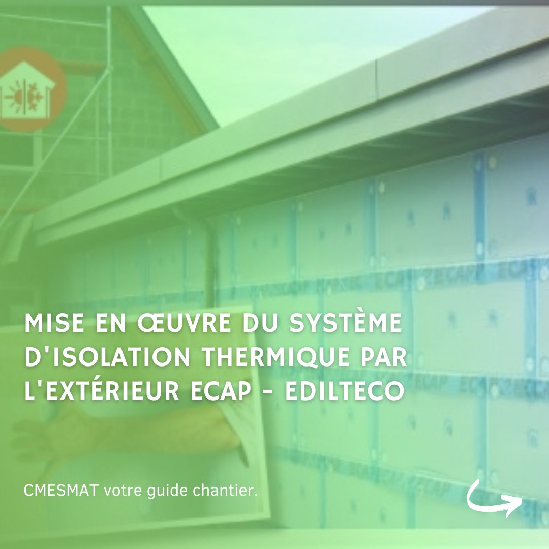CmesMat_Expert's tweet image. Découvrez notre guide "Isolation thermique extérieure ECAP d'EDILTECO France" !
➡️bit.ly/3NIGrv9
 ✨ Améliorez l'efficacité énergétique et réduisez les pertes d'énergie, améliorez le confort thermique.  #IsolationThermique #ConstructionDurable #EDILTECOFrance #ECAPse