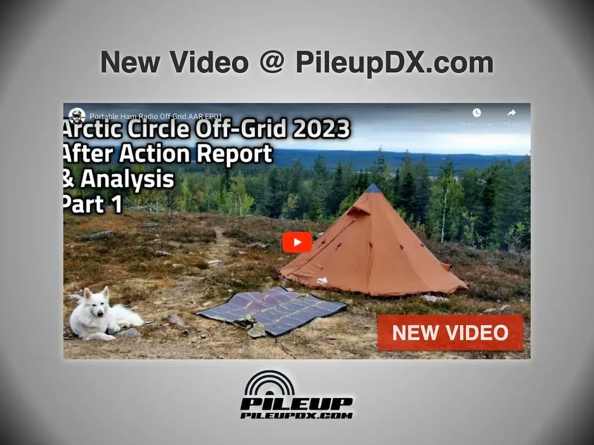 NEW VIDEO: OH8STN Artic Circle Off-Grid 2023 Expedition, After Action Report pt 1. Watch now at bit.ly/3Nm3URl #QRP #SOTA #POTA #IOTA #WWFF #HFPACK #EMCOMM #KX2 #KX3 #X6100 #X5105 #IC705 #offgridham #hamr