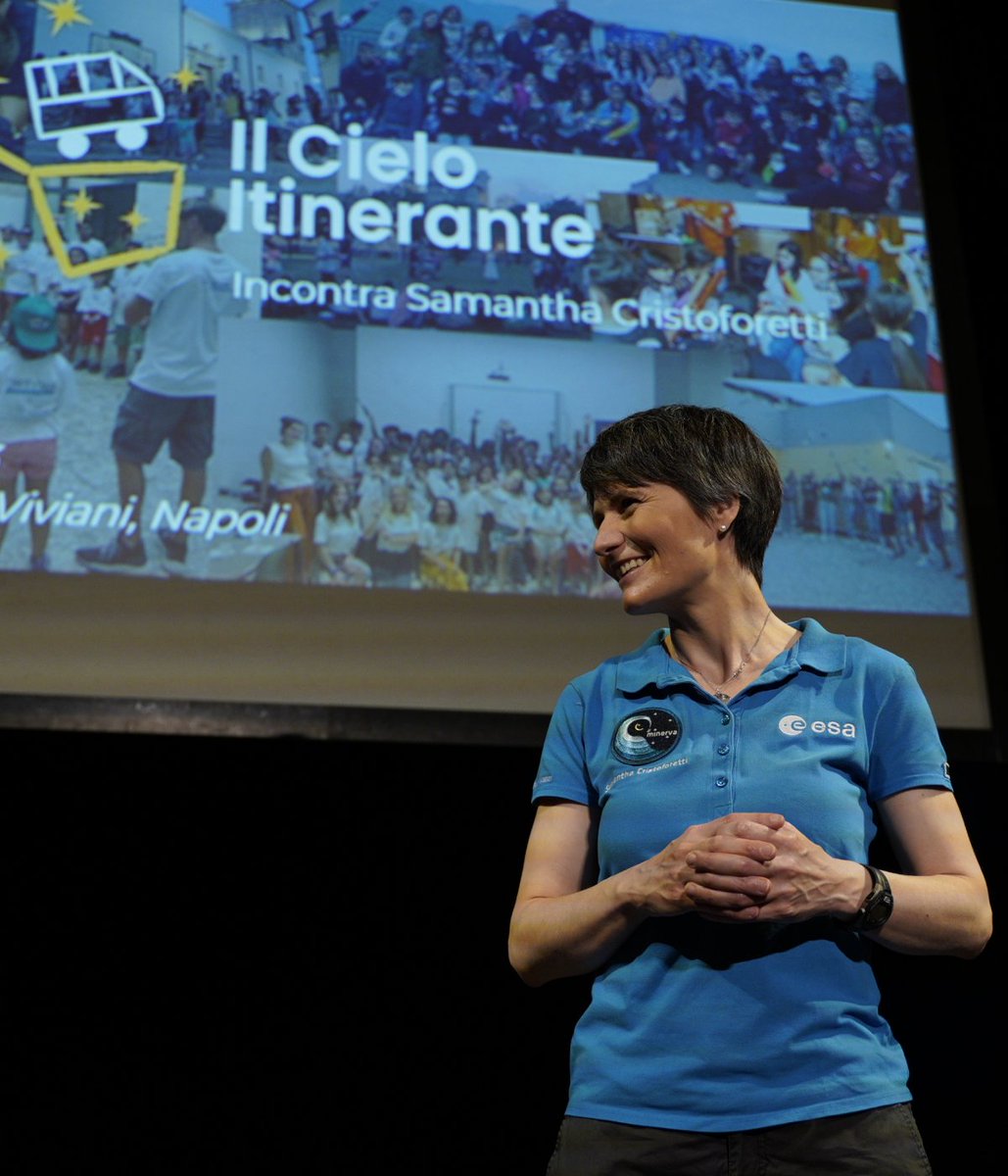 Samantha Cristoforetti incontra il Cielo Itinerante a Napoli.
Swipe right per scoprire gli highlights della giornata!

#ilcieloitinerante