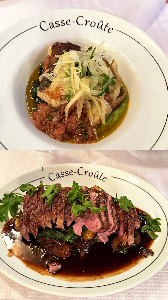 This French restaurant is full every day. Finally eating in.