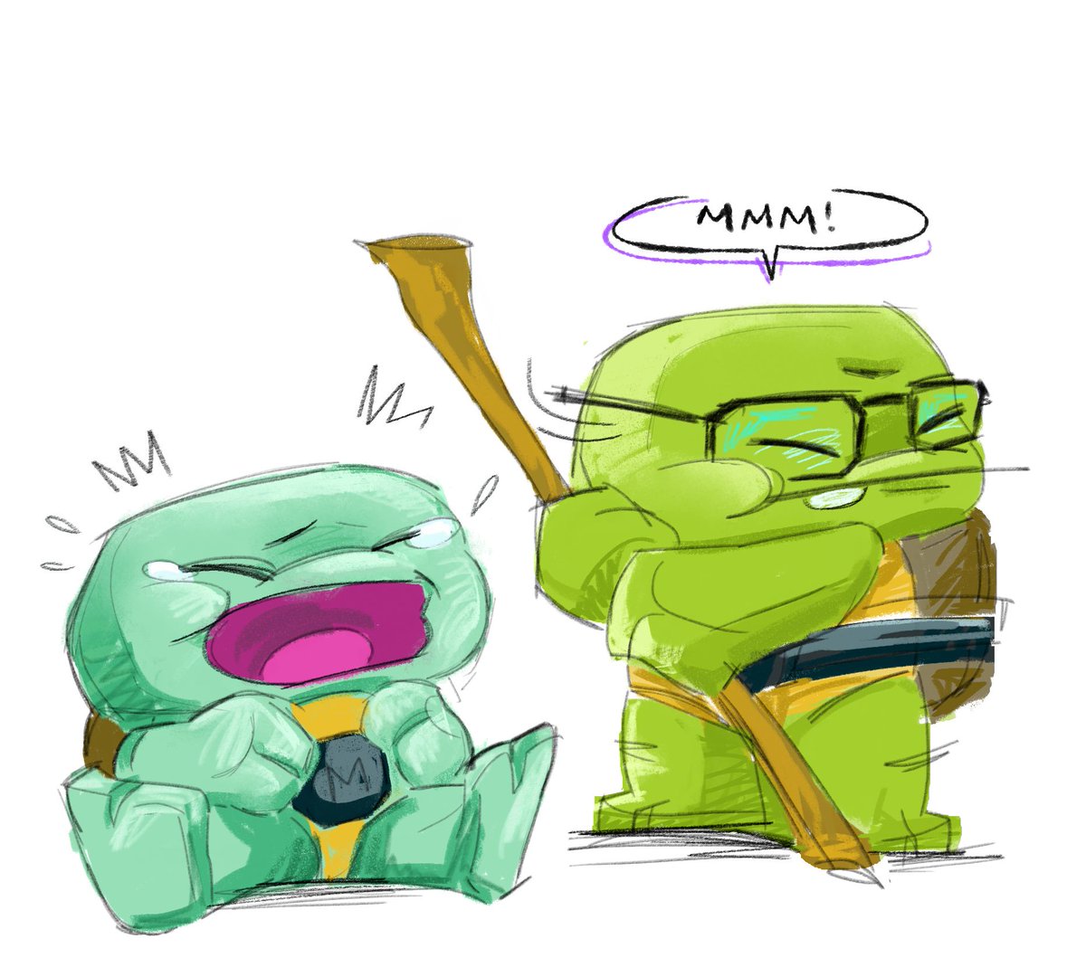 yuh_nuh01's tweet photo. i've had this idea sitting in my head for a while now
#TMNTMutantMayhem #tmntbabyturts
#turtletots #tmntdonnie #tmntmikey https://t.co/u0YNrLsMfO
