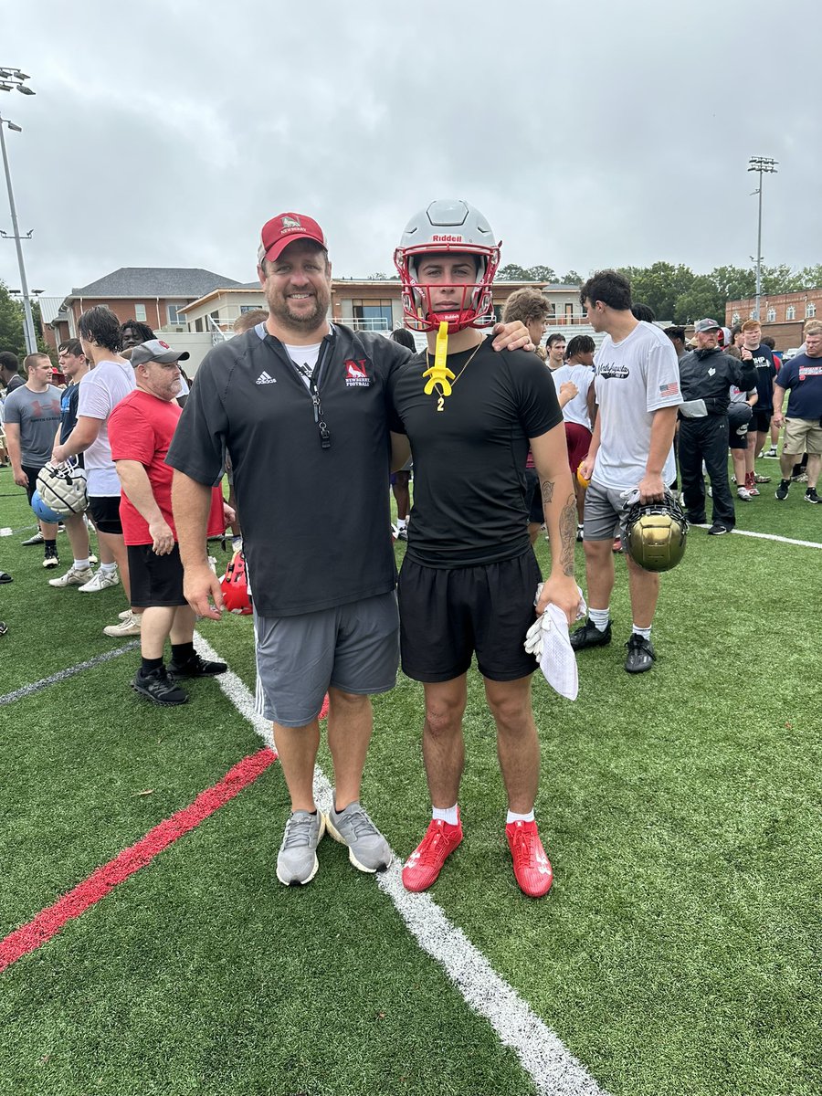 SturkieLogan's tweet photo. Had a great Camp at @Newberry_FB today! Thank you coach @MitchHall15 and the rest of the Newberry staff! https://t.co/dn5ytWuIIL