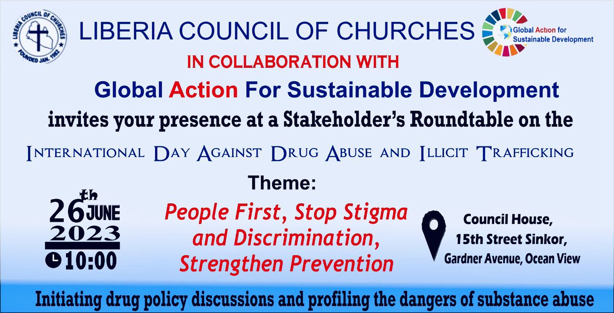 LCC in coloboratiom with GASD observing International Day Against Drug Abuse And Illicit Trafficking; Initiating drug policy discussions and profiling the dangers of substance abuse.