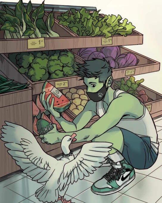 the one when the titans do the groceries