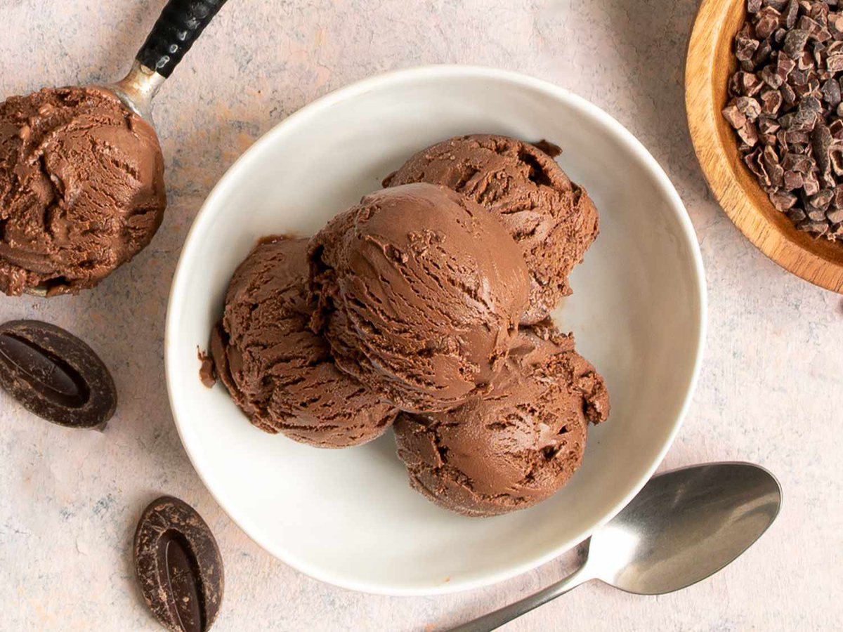 Chocolate ice cream is actually good