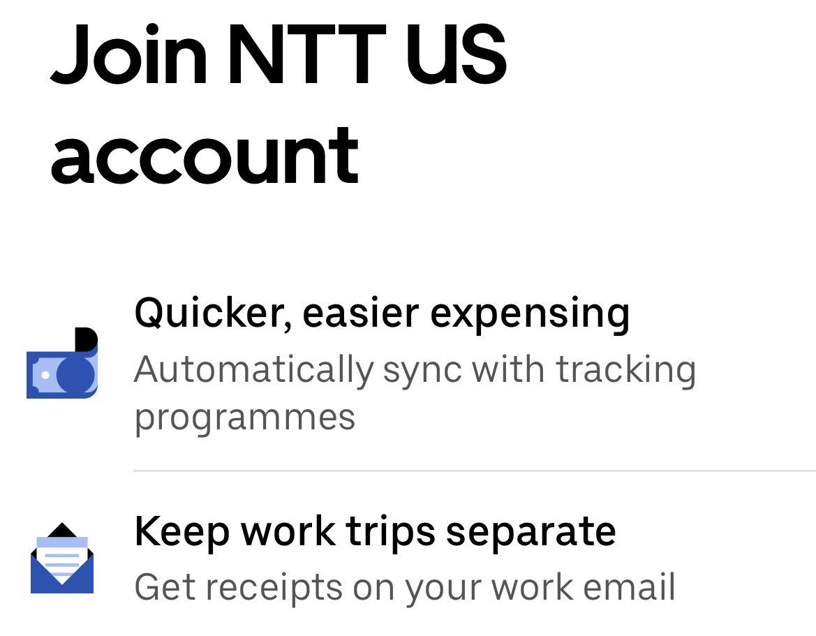 Dear <a href="/GlobalNTT/">NTT Global</a> - why do I keep getting these invites from Uber? 🤷‍♂️. I left NTT in July 2019