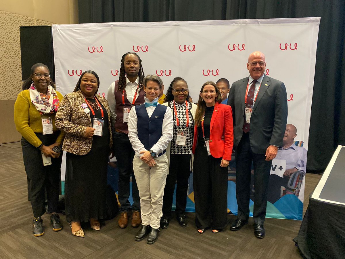 Mandisa_Dukashe's tweet photo. If anyone was to ask my aha moment of the #SAAidsconference to date it would be this very early hour session when key decision makers on the podium, collectively reached a consensus that S.A should scale #UequalsU , and that for me sealed the deal 🤝 https://t.co/whHefXLuQZ