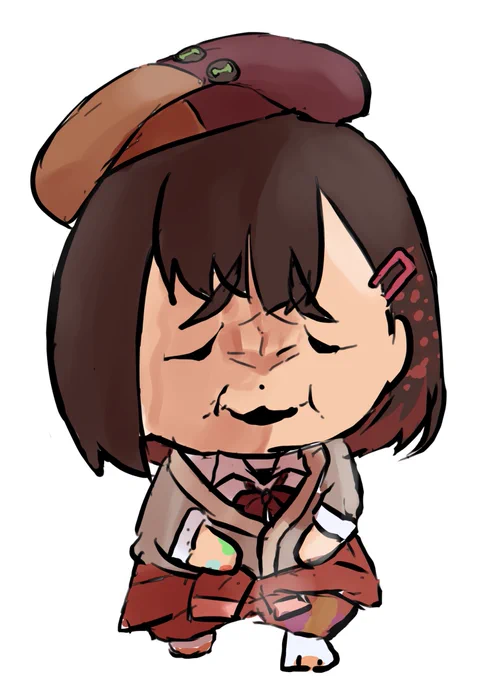 しわくちゃかばえさん #かば絵