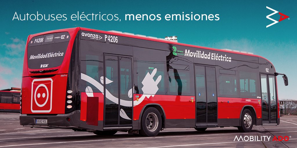 @AvanzaMovilidad by MOBILITY ADO se mueve hacia un futuro con menos emisiones con la incorporación de autobuses 100% eléctricos a la flota Bizkaibus en España. 🇪⚡🚌 
#MOBILITYADO #MovilidadGlobal #MovilidadLimpia #CompromisoAmbiental