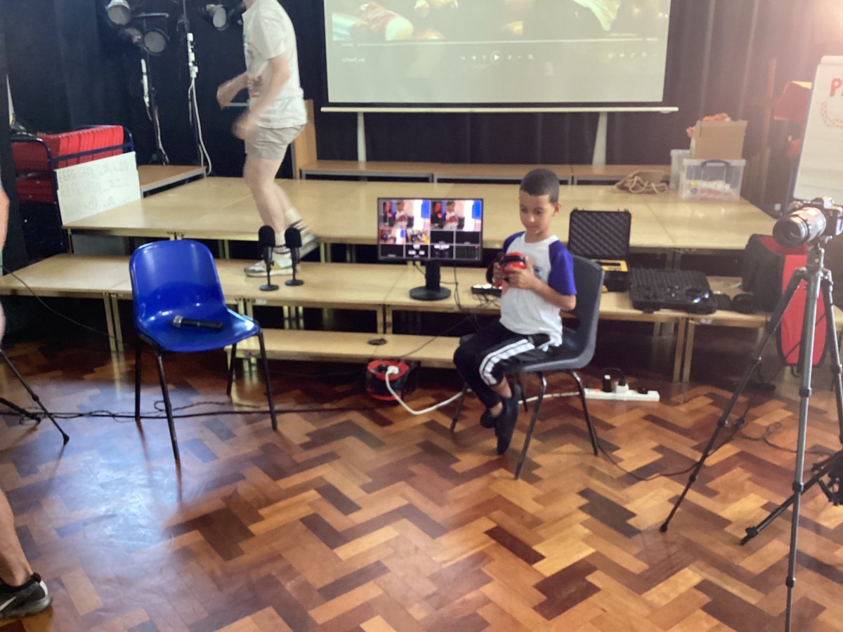 An exciting day began this morning with a visit from @TheAnfieldWrap, who told us all about their jobs as content creators and podcasters. #stmaspireandachieve