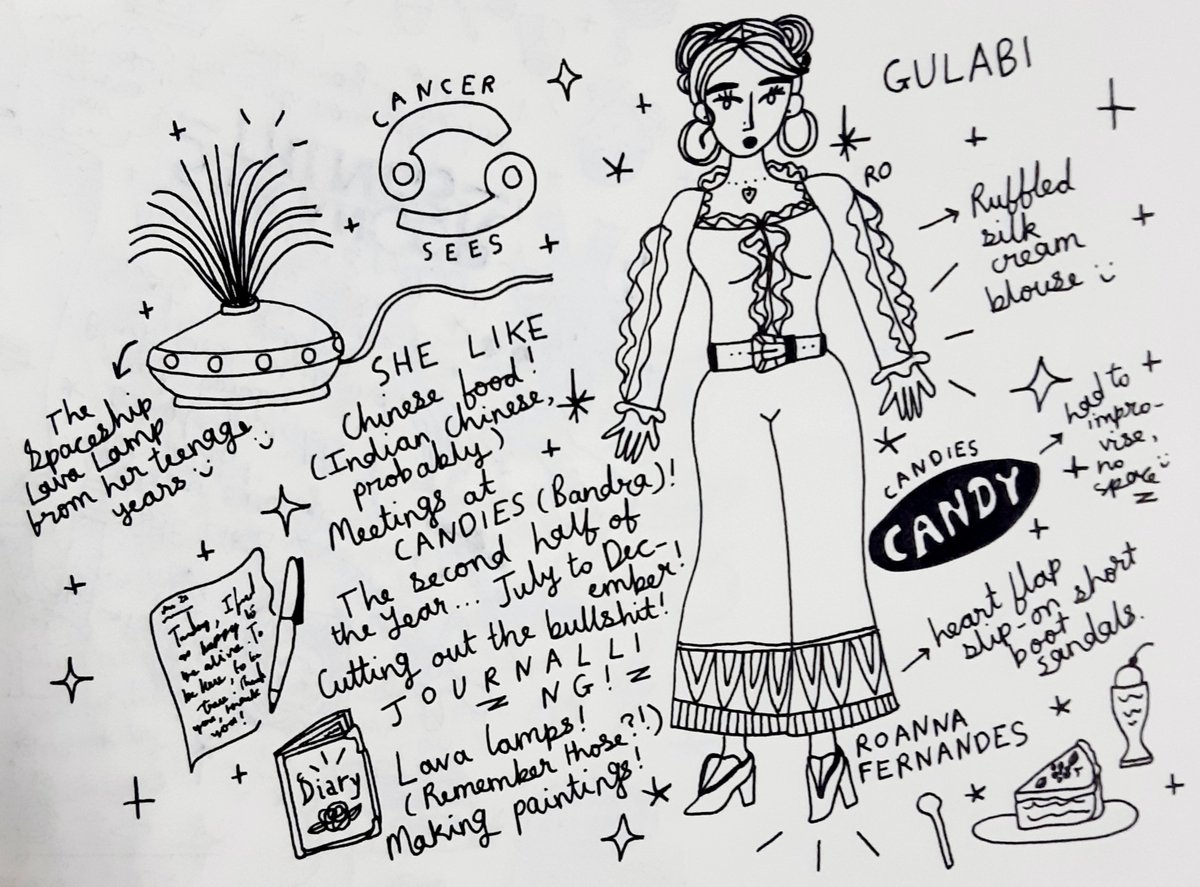 RoannaFernandes's tweet photo. 1️⃣0️⃣7️⃣ Women of my World: Gulabi 

by Roanna Fernandes 

Medium: Youva sketchbook 
Tool: a Trusted black gel-ink pen 

Notice: Made on Canva 

#Clothes #Datenight #Dressingup #June #LittleWomen #Neptunia #RoannaFernandes #studiojupiter #WomenofMyWorld #WomenofMyWorld23 https://t.co/mSDlSi62qe