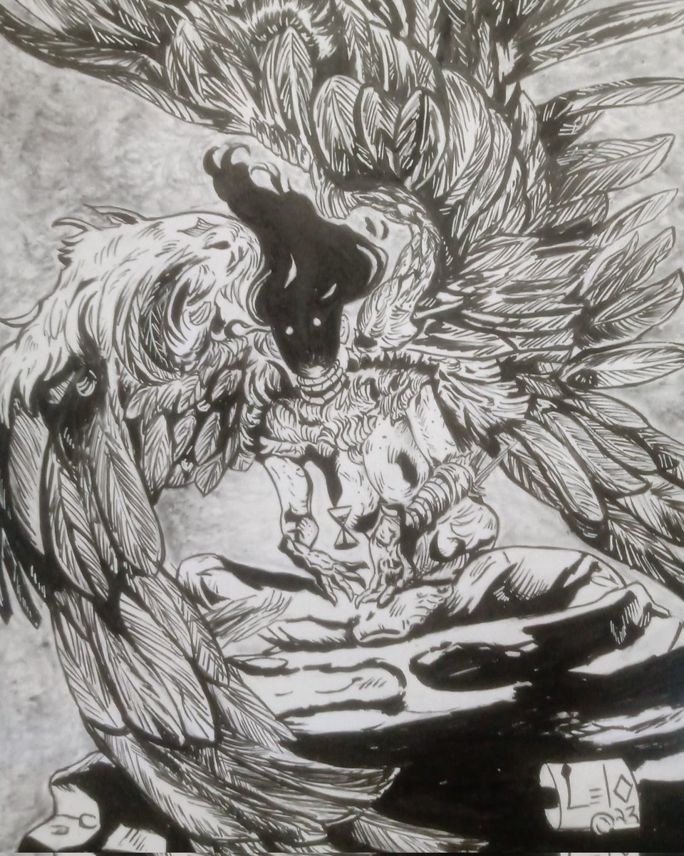 My First DTIYS now with Ink

#art #ilustracion #desenho #Dark #commissionart #comissionopen #lookingforartist #lookingforart #darkart #commissionopen #artist #artist  #ArtistOnTwitter #lookingforcommission #monster #wing #angel #DarkSouls  #Bloodborne