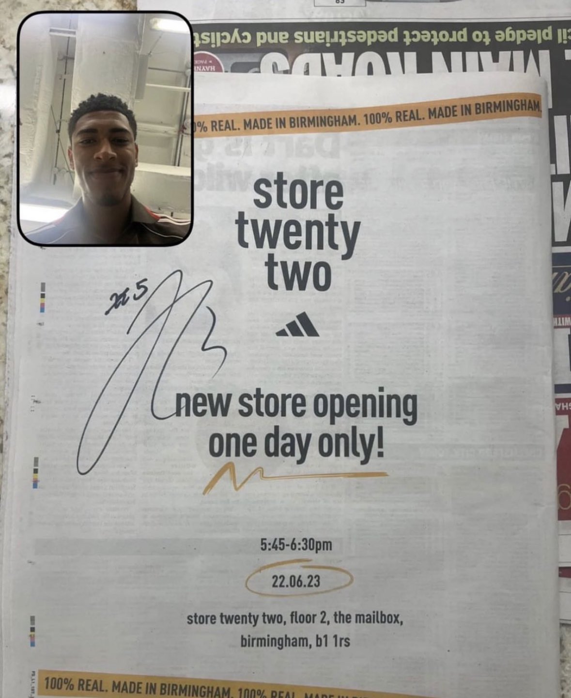Adidas shop birmingham discount