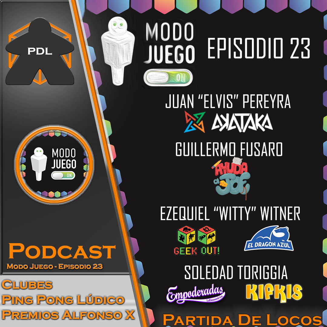 De ahora en más, vas a poder ver en el canal de <a href="/PartidaDeLocos/">Partida de Locos</a> los podcasts de Modo Juego. Y en el primer programa compartido es donde entrevistan justamente a Elvis, integrante de Akataka. Pasen y vean: youtu.be/5qmZ0qX_nVQ 
#partidadelocos #ModoJuego #juegosdemesa #Akataka