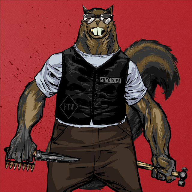 Just talked to <a href="/CryptoVonDoom/">VonDoom ☕️</a> , and bought my first Solana NFT.  Art is pretty damn dope.  And l like homicidal squirrels🤣