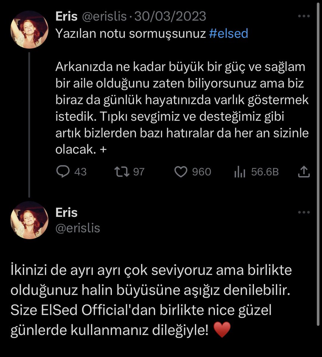 Biraz da pozitif vibes bu bölümden bir hafta sonra hediyeler gönderip bu notu yazmıştık moral olmuştur eminim 💖

#elsed