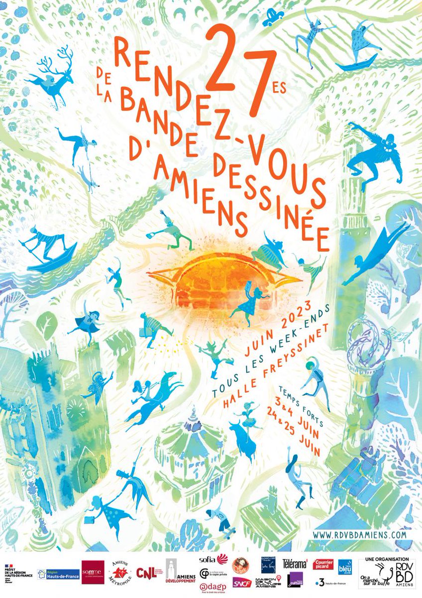 Samedi retrouvez moi aux <a href="/RDVBDAmiens/">RDVBDAmiens</a> pour deux rencontres qui s'annoncent juste PASSIONNANTES! 14h30 parcours militants de <a href="/BardiauxVaiente/">MBV</a> avec malo kerfriden au dessin. 17h, discussions avec <a href="/YvesLavandier/">Yves Lavandier</a> et <a href="/carolemaurel/">Carole.M</a> pour L'institutrice chez <a href="/AlbinMichel/">Albin Michel</a> . J'ai hâte !