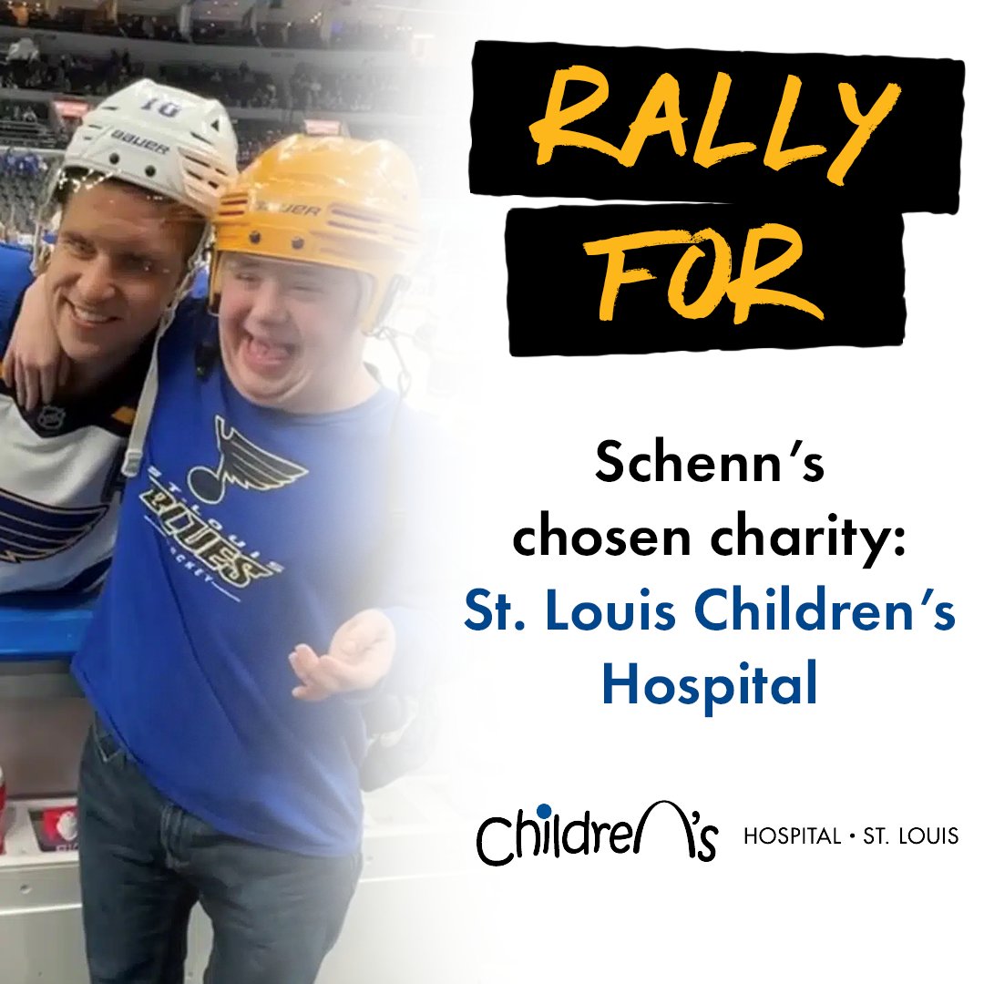 Support our friends at @STLChildrens and be entered for a chance to win a VIP gameday experience, courtesy of @Bschenn_10! Last chance to enter - this sweepstakes ends June 27. stlblues.me/3HStFa8