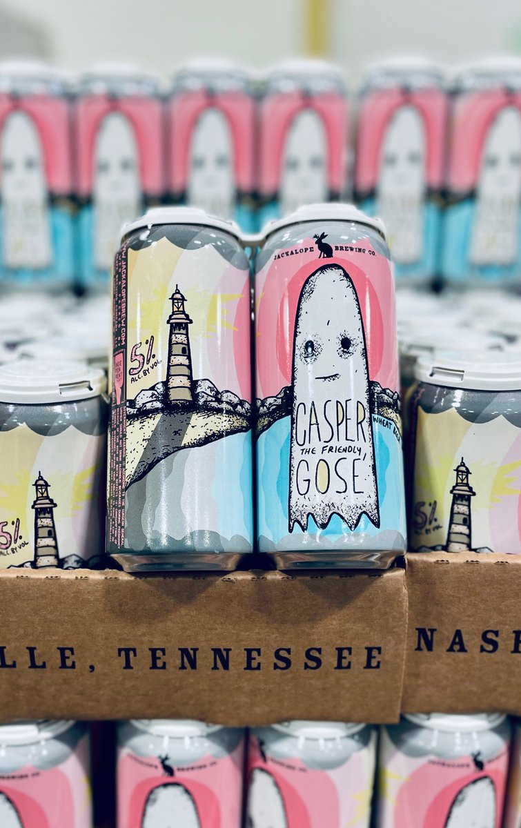 Casper, the friendliest gose in the land! <a href="/JackalopeBrew/">Jackalope Brewing Co.</a> 🍻👻

#betterbeerbrigade #bountybev #craftbeer #nashville #drinklegendary #drinklocal #jackalopebrewerybetterbeerbrigade
