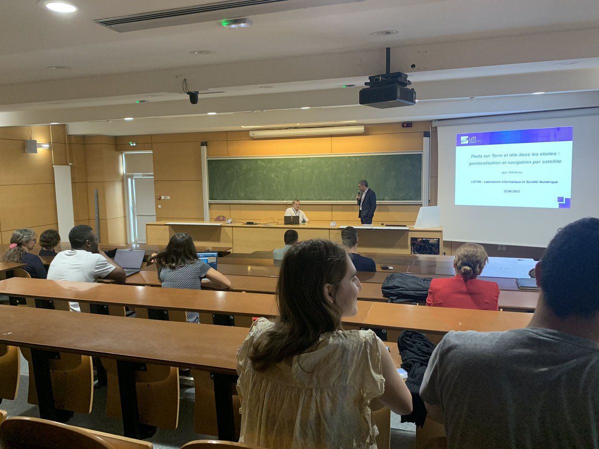 UTTroyes's tweet photo. 🎬Clap de fin pour la #conférence Tech&Science en partage avec Igor Nikiforov, Professeur au sein de l’unité de recherche #LIST3N #UTTroyes #recherche #partage #geolocalisation https://t.co/t13vsTHLBm