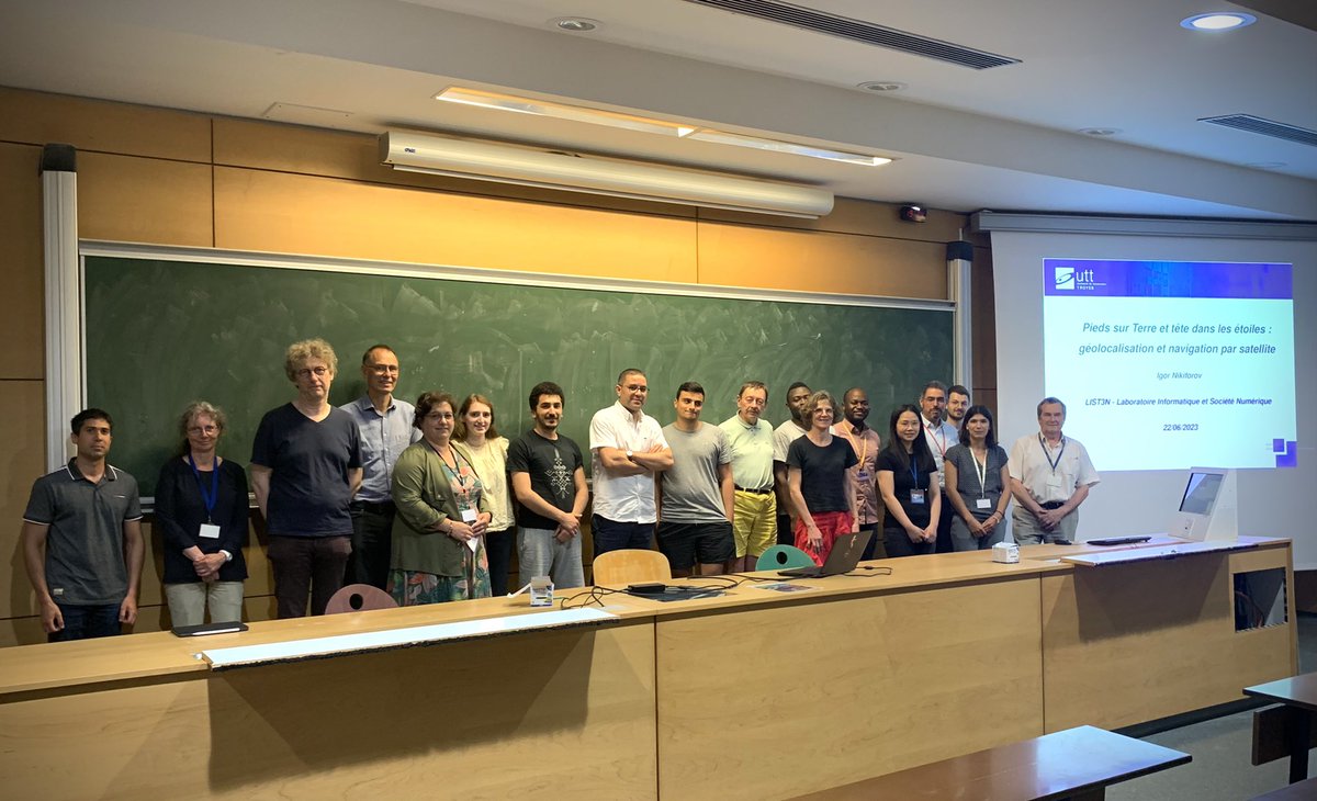 UTTroyes's tweet photo. 🎬Clap de fin pour la #conférence Tech&Science en partage avec Igor Nikiforov, Professeur au sein de l’unité de recherche #LIST3N #UTTroyes #recherche #partage #geolocalisation https://t.co/t13vsTHLBm