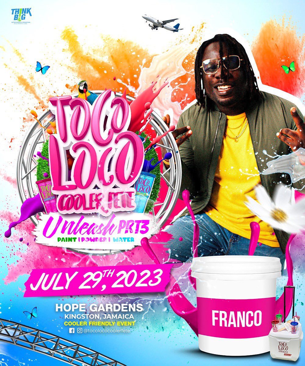 AS THE SUMMER HEATS UP, SO DOES OUR DJ LINEUP. 

FIRST UP IS @BLOODLINEFRANCO WHO IS NO STRANGER WHEN IT COMES TO SHELLING DOWN A PARTY. 

TOCO LOCO COOLER FETE - UNLEASH PT. 3🎵🎶🥳🔥

⚠️ COOLER FRIENDLY EVENT ⚠️ 

Twitter @Fetetocoloco and Instagram @tocolococoolerfete