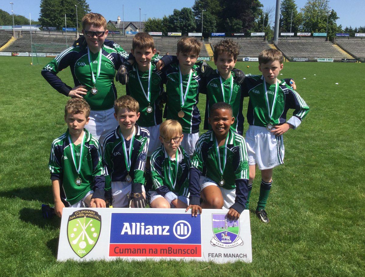 fermanaghcnamb's tweet photo. Congratulations to Tattygar PS who defeated Bunscoil an Traonaigh in the boys @AllianzIreland @cnambnaisiunta Div 4 Boys Final today. @LisnaskeaEmmett @BridgeGFC @Lisbellaw_HC @FermanaghGAA https://t.co/CQqX4rXNnN