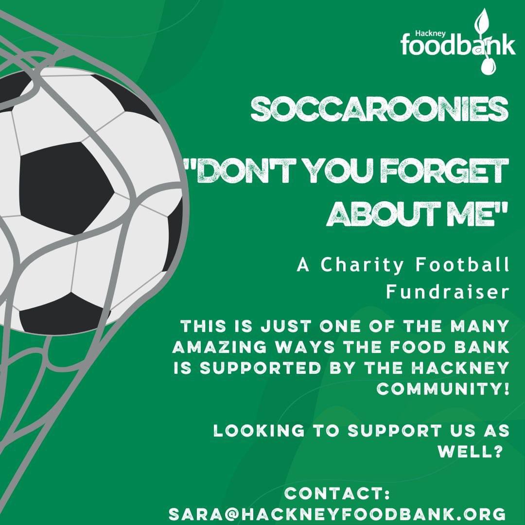 Come and join us as we hold our annual charity football match. This year we are raising money and awareness for #alzheimerssociety #hackneyfoodbank 
#hackney #clissoldpark 
August 6th 1-5 Market Road 
N7
#Football #charity