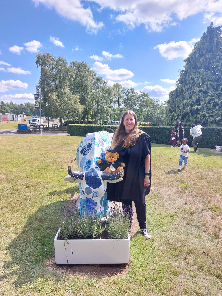 LornaSimps's tweet photo. Fantastic day finally graduating with my Masters!
Thanks to family, friends and those at @HeriotWattUni, @Oriamscotland, @Livingston_AC and @scotathletics for all their support!
Also thanks to current colleagues at @NHSNSS_DaS for kind words!
#Graduation #OnceWattNeverNot https://t.co/XU2S9g7Lso