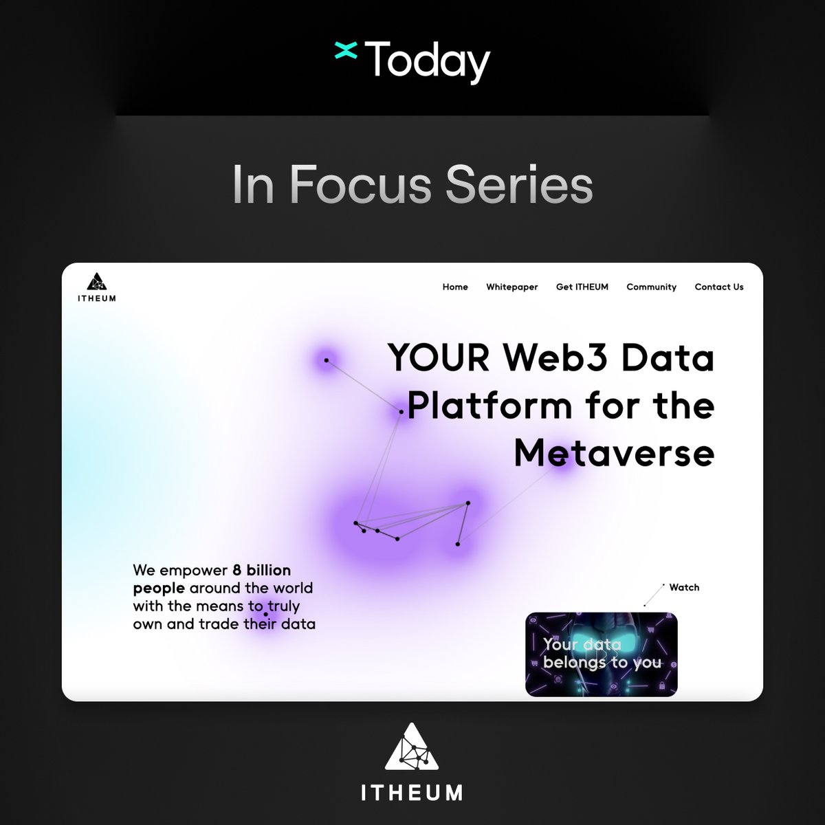multiversxfndn's tweet photo. The In Focus Series continues with another @MultiversX Launchpad project.

Today, we explore the fascinating data brokerage universe that @itheum is aiming to conquer.

Let’s deep dive into what we’ve learned from the team!🧵👇

@pulsarmoney send 0.4 EGLD to 100 retweets https://t.co/kY17X1FcVY